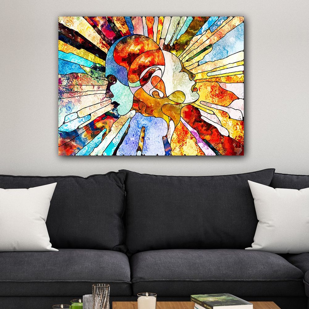 Šareno Dekorativno Platno za Slikanje 70x100 cm slika 1