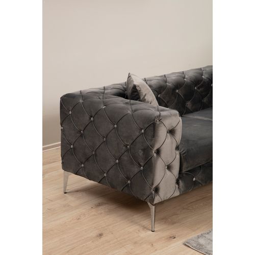 Atelier Del Sofa Dvosjed, Antracit, Como 2 Seater - Anthracite slika 2