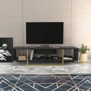 TV Stalak Asal 150 - Crni i Zlatni
