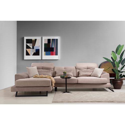 Atelier Del Sofa Frido ugaona garnitura levo orijentisana (Chl+3R) - Bež slika 3