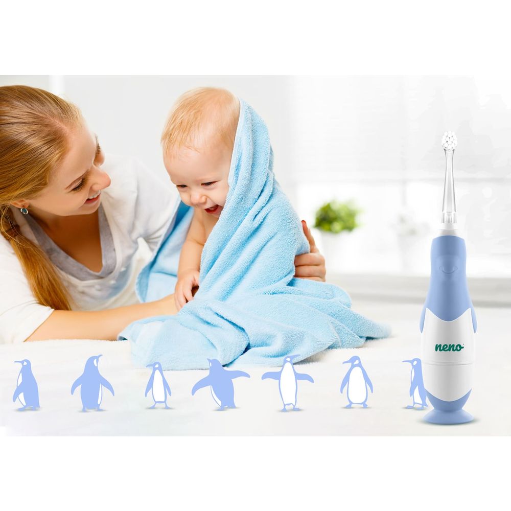 Neno Električna četkica za zube Denti za bebe (3-36m), Blue slika 5