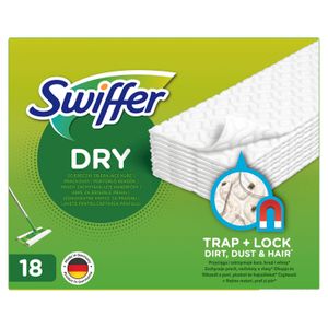 Swiffer Dry jednokratne krpice za čišćenje podova, refil 18/1