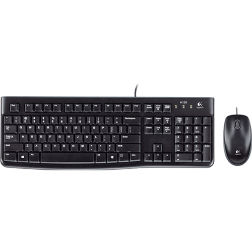 LOGITECH MK120 US 920-002563 Crna Žična tastatura i miš slika 2
