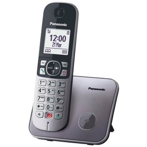 Panasonic telefon bežični, DECT, 1,8" LCD zaslon, spikerfon, KX-TG6811FXM