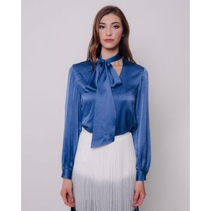 Duchess svilena bluza s mašnom