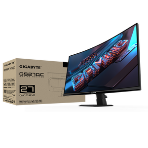 Gigabyte GS27QC 27" 165Hz QHD 2560x1440 VA 1500R (OC 170Hz) AMD FreeSync Premium, Flicker-Free, Low Blue Light, Eyesafe 2.0