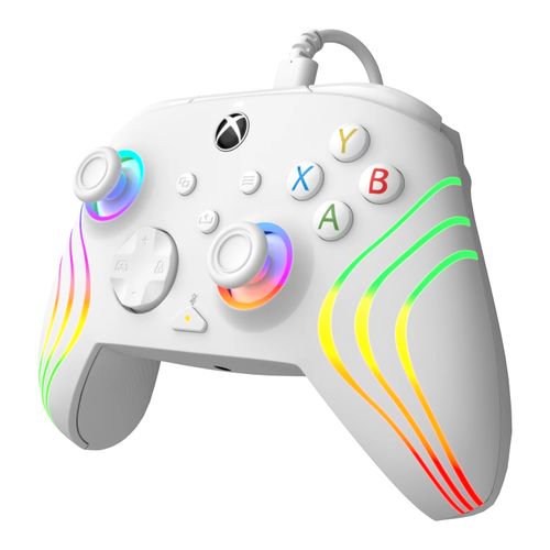 PDP XBOX WIRED CONTROLLER AFTERGLOW WAVE WHITE slika 2