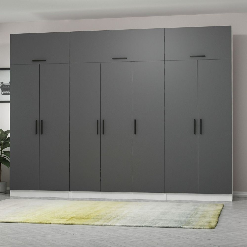 Kale - 5150 Anthracite Bijela Garderoba slika 3