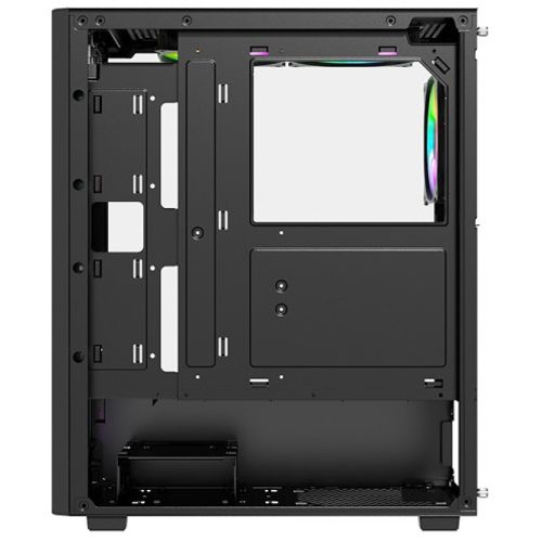 Kuciste Raidmax Obsidian window/black, 4x 120mm RGB/650W/RO650RGB slika 2