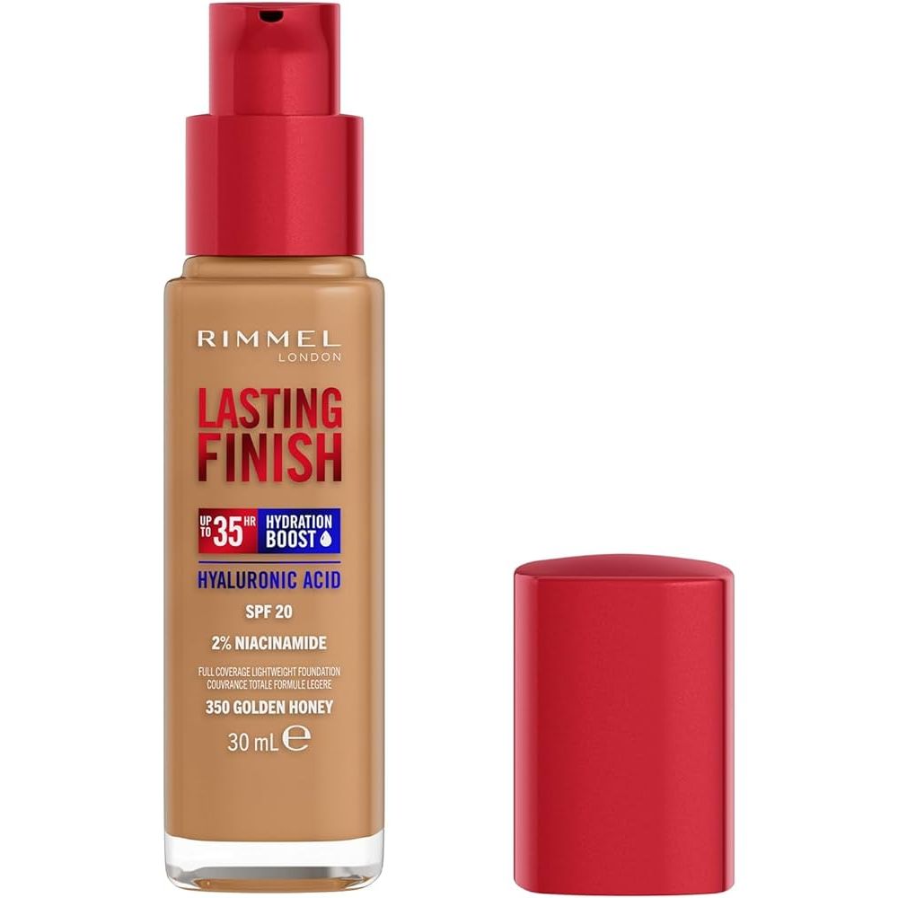 Rimmel Tečni puder Lasting Finish Liquid 350 Goldhoney 30ml slika 2