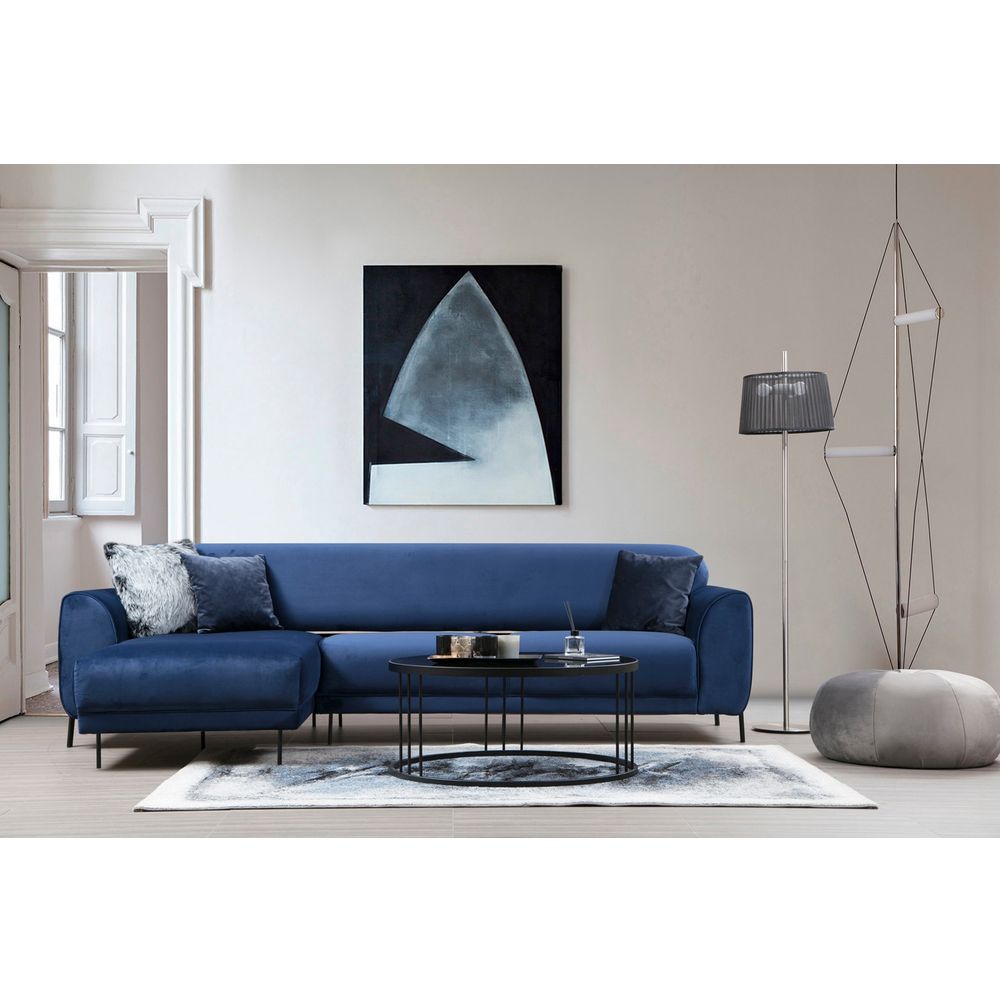 Image Corner Left (Chl-3R) - Tamnoplavi Ugaoni Sofa-Krevet slika 2