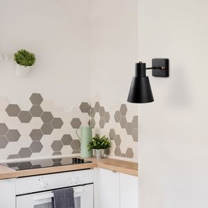 Funnel - 13090 Crna Zlatna Zidna Lampa
