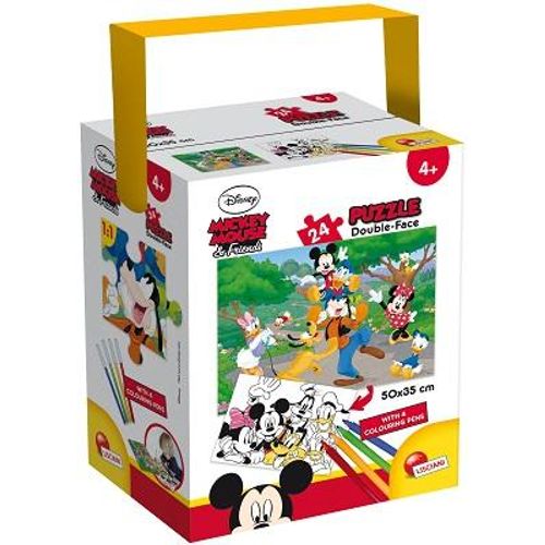 LISCIANI slagalica mickey 24 komada i 4 flomastera 65240 slika 1