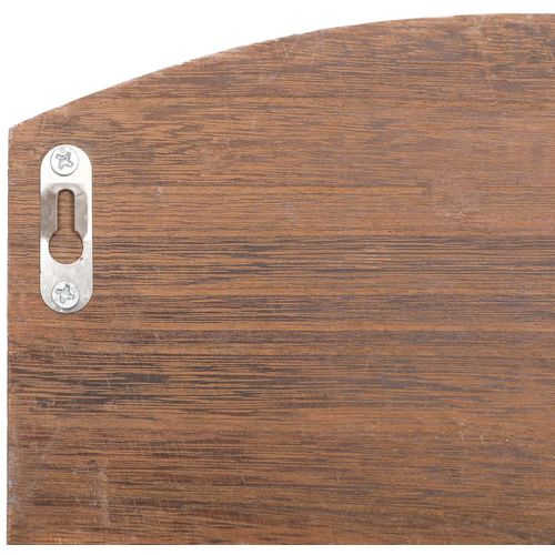 284237 Wall Mounted Coat Rack Brown 50x10x34 cm Wood slika 10