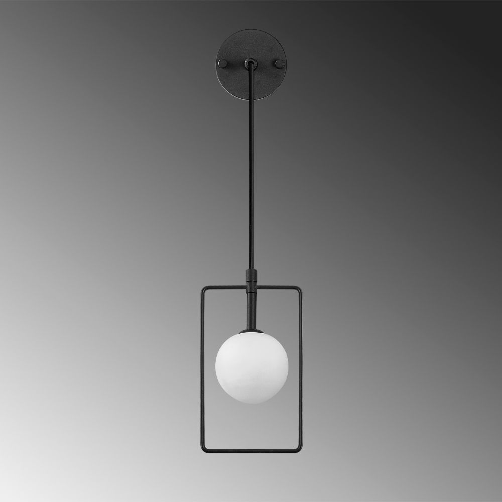 Geometri - 11110 Crno-Bijela Zidna Lampa slika 6