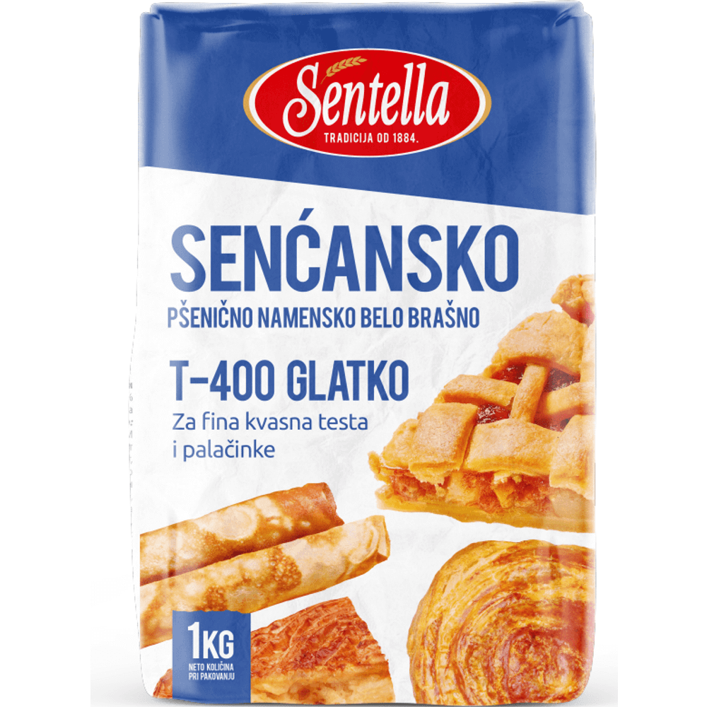 Sentella brašno tip 400 glatko 1kg slika 1