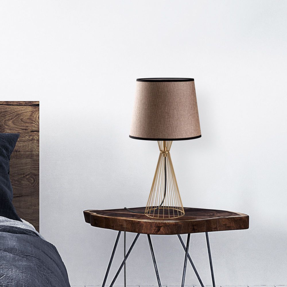 Telıs - 5383 GoldLight Smeđa Stolna Lampa slika 2