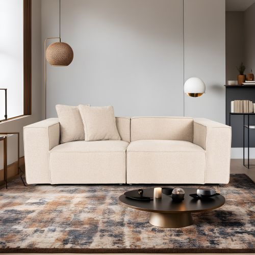 Atelier Del Sofa Dvosjed, Lora 2 Seater - Peach slika 3