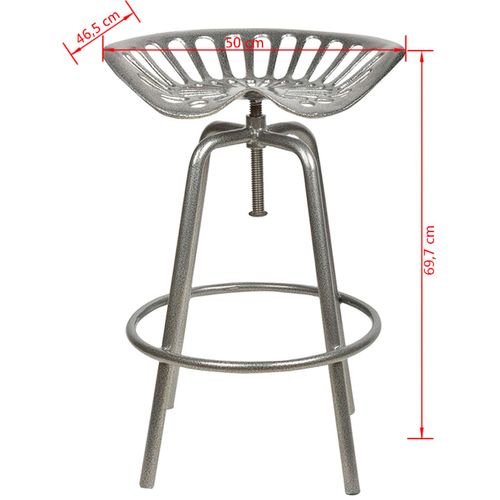 Esschert Design Barska Stolica "Traktor" Siva IH022 slika 12