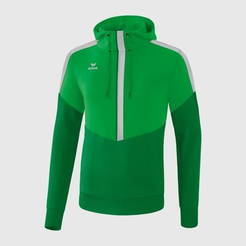 Hoodie Erima Squad u Boji Paprati Zelena/Emerald/Srebrno Siva slika 1