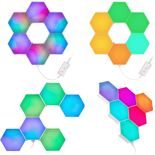 Tracer Pametna RGB svjetiljka, hexagon, set - Smart Hexagon RGB lamps slika 2