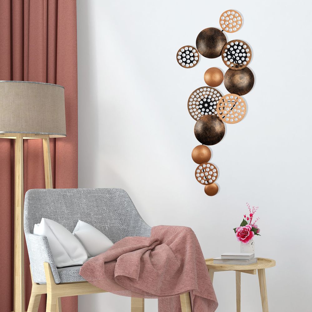 Decorative metal wall accessory Bronte - CH103-3, colour: multicolor slika 4