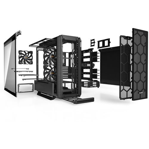 be quiet! BGW39 SILENT BASE 802 Window Black, MB compatibility: E-ATX / ATX / M-ATX / Mini-ITX, Three pre-installed be quiet! Pure Wings 2 140mm fans, Ready for water cooling radiators up to 420mm slika 4