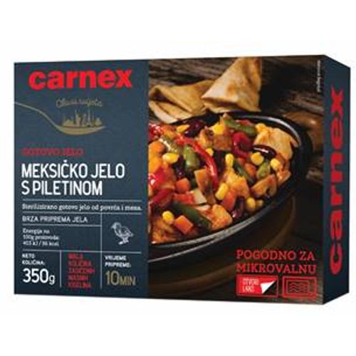 Carnex meksičko jelo sa piletinom 350g slika 1