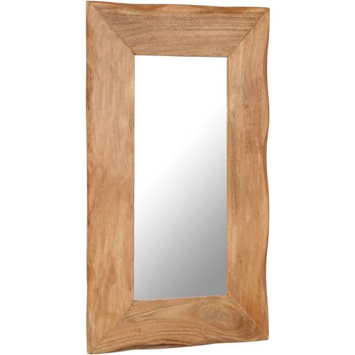 Kozmetičko ogledalo od masivnog bagremovog drva 50 x 80 cm slika 20