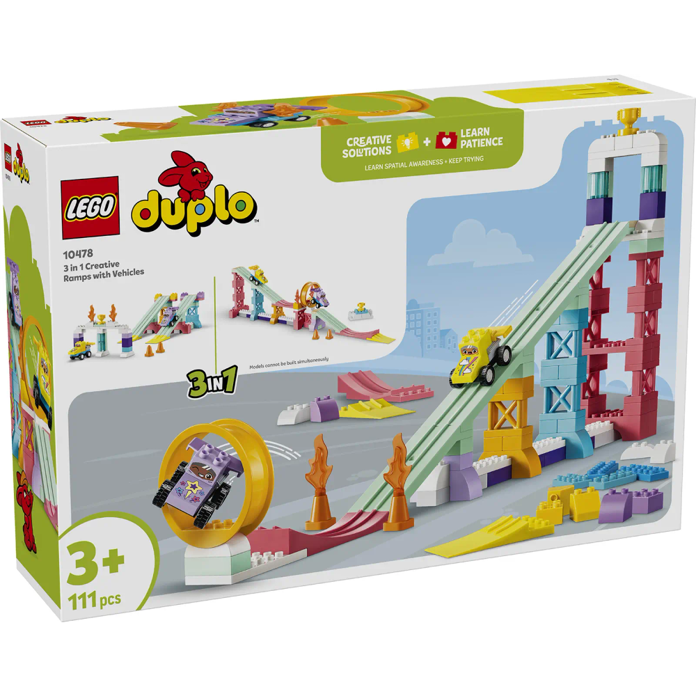 LEGO® DUPLO® 10478 kreativne rampe s autićima 3 u 1 slika 1