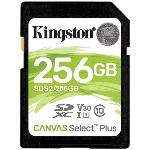 Kingston 256GB SDXC Canvas Select Plus 100R C10 UHS-I U3 V30 slika 1