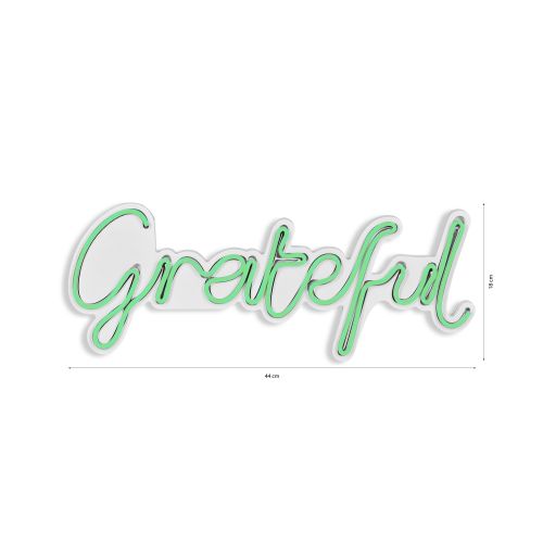 Wallity Ukrasna plastična LED rasvjeta, Grateful - Green slika 8