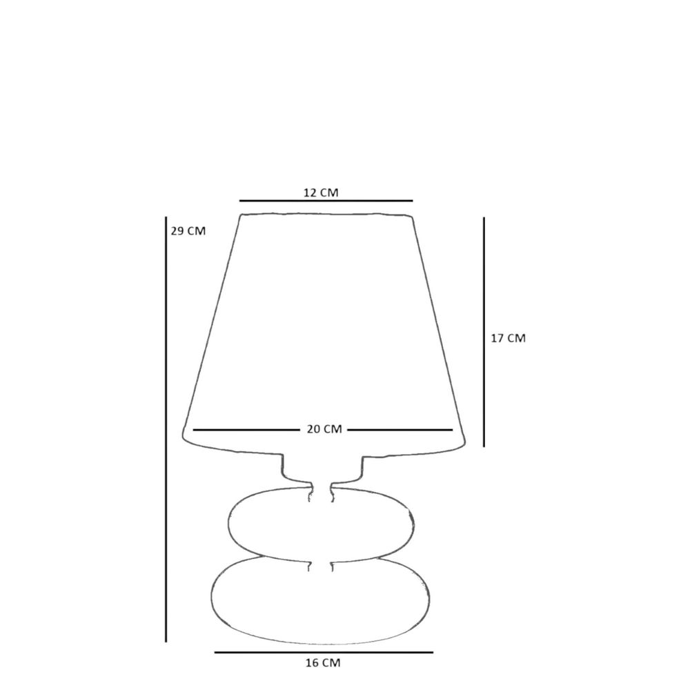 8901-6 Bež Orah Stolna Lampa slika 5