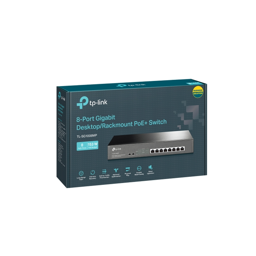TP-Link mrežno stikalo TL-SG1008MP 8 port 10/100/1000, 8 × PoE+ slika 8