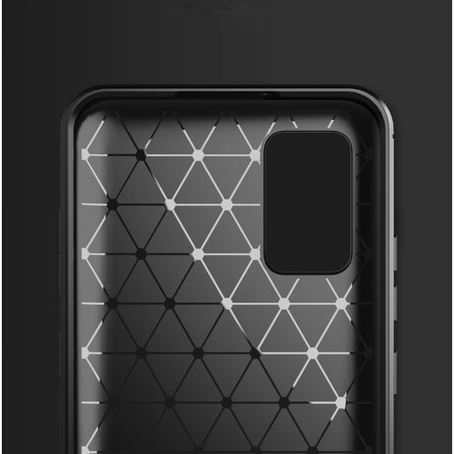 Carbon Case Fleksibilna TPU futrola za Samsung Galaxy A02s EU crna slika 5