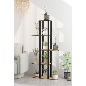 Stalak za biljke "Gardenia Flower Bed" - boje: Hrast i Drvo