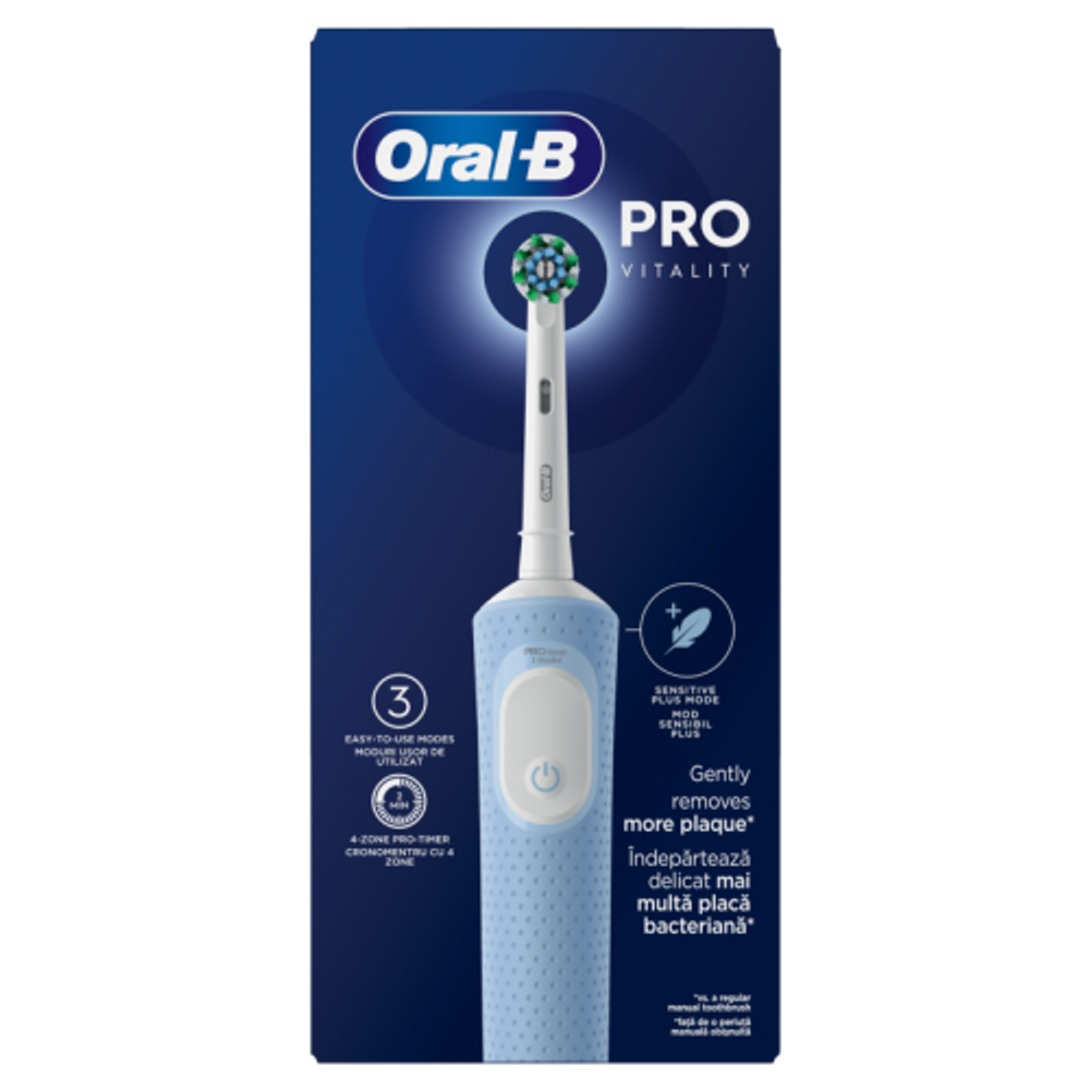 Oral-B električna četkica za zube Vitality Pro Icy Blue hbox slika 1