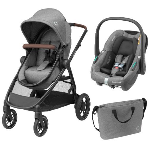 Maxi-Cosi kolica  3u1 Zelia S Trio + košara + autosjedalica - Grey slika 2