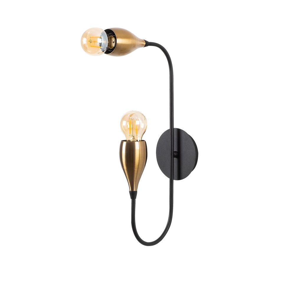 Kadeh - 3211 Crna Vintage Zidna Lampa slika 4