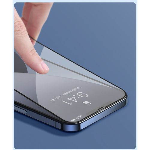Baseus 2x Kaljeno staklo na cijelom ekranu 0,25 mm s okvirom za iPhone 12 mini slika 2