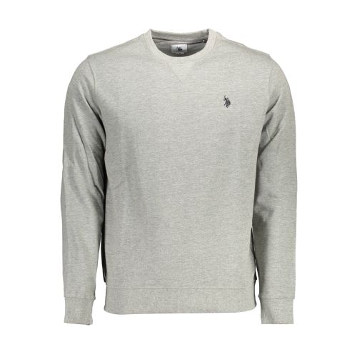 US POLO SWEATSHIRT WITHOUT ZIP GRAY MAN slika 1