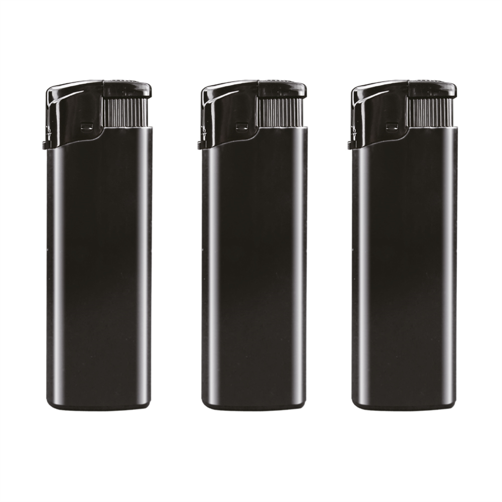 17302 Elektronski Turbo Upaljač - Crni slika 1
