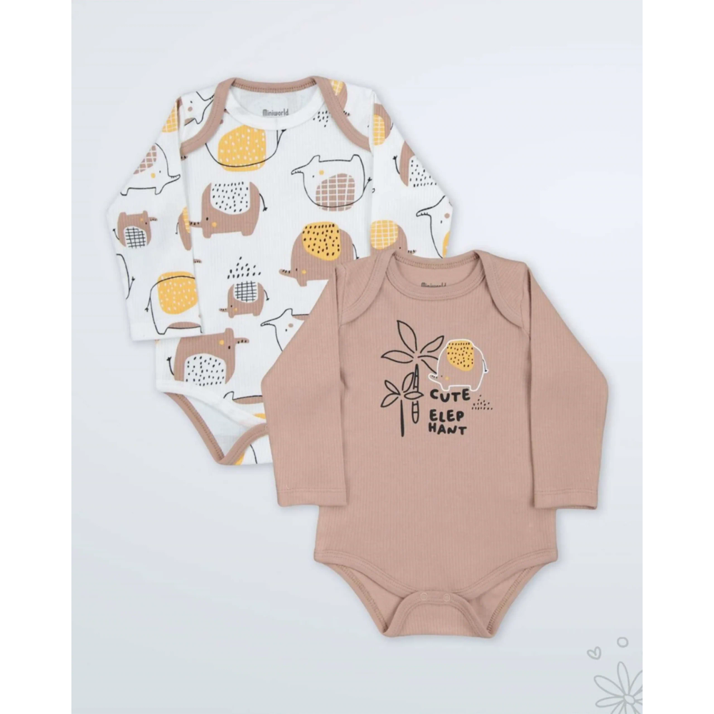 Miniworld Bodi za bebe Copper, 2kom slika 1