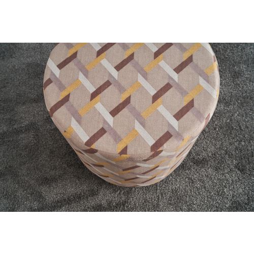 Perla Puf Silindar Multicolor Pouffe slika 2