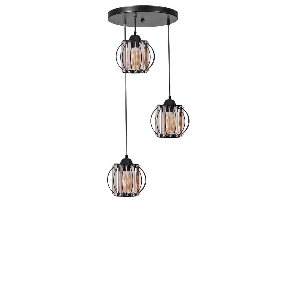 Opviq Luster 089, crni slika 3