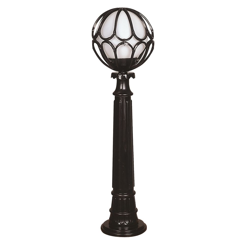 BSU-68081-BSY-M6-BOP Crna i Bijela Spoljašnja Podna Lampa slika 1