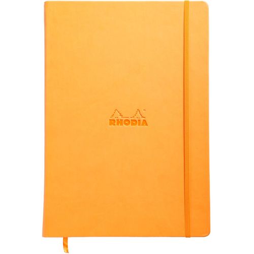 Clairefontaine dnevnik Rhodia webnotebook A4 90gr 192L, narančasti, diktando slika 1