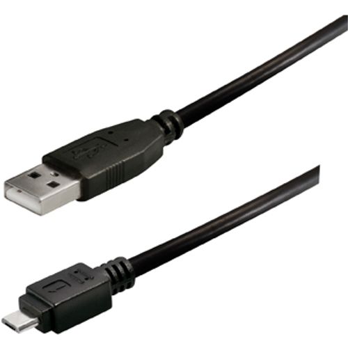 Transmedia USB typeA plug-Micro USB typeB 1m slika 1
