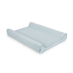 Ceba Baby navlaka za podlogu za previjanje Comfort Waffle Line Mist Blue 50x70