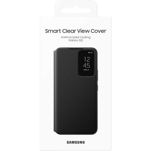 Samsung Book Smart Clear View Cover Galaxy S22 black slika 4